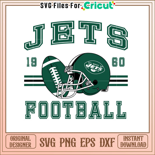 New York Jets Football SVG Design for Fans