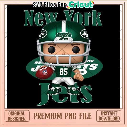 New York Jets Funko Pop PNG file, perfect for Cricut projects