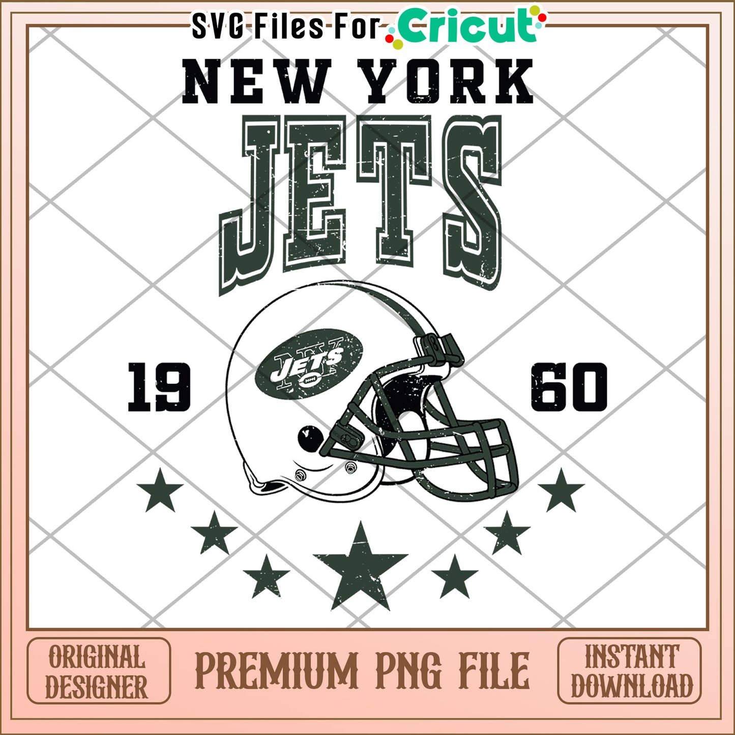 New York Jets Helmet PNG Design for Cricut, Instant Download File