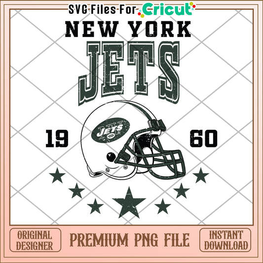 New York Jets Helmet PNG Design for Cricut, Instant Download File