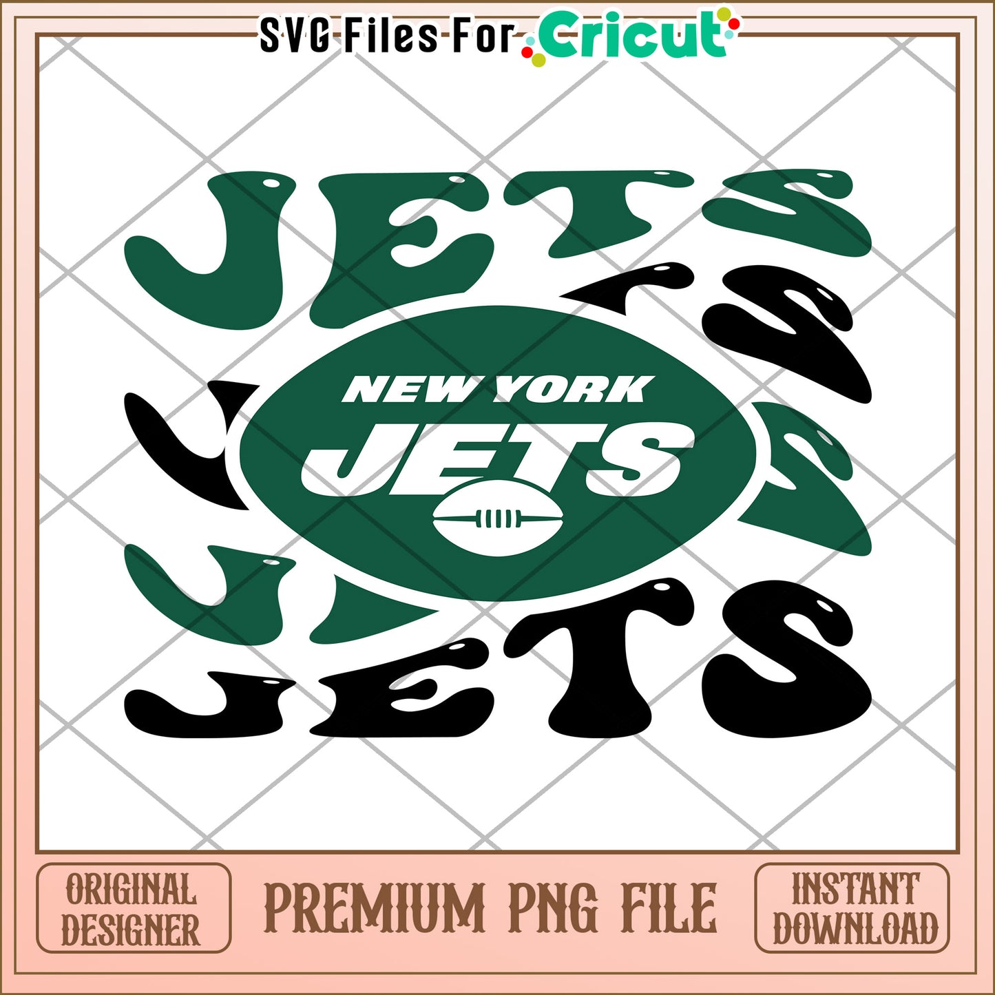 New York Jets PNG Design for Cricut, Instant Download for Fans