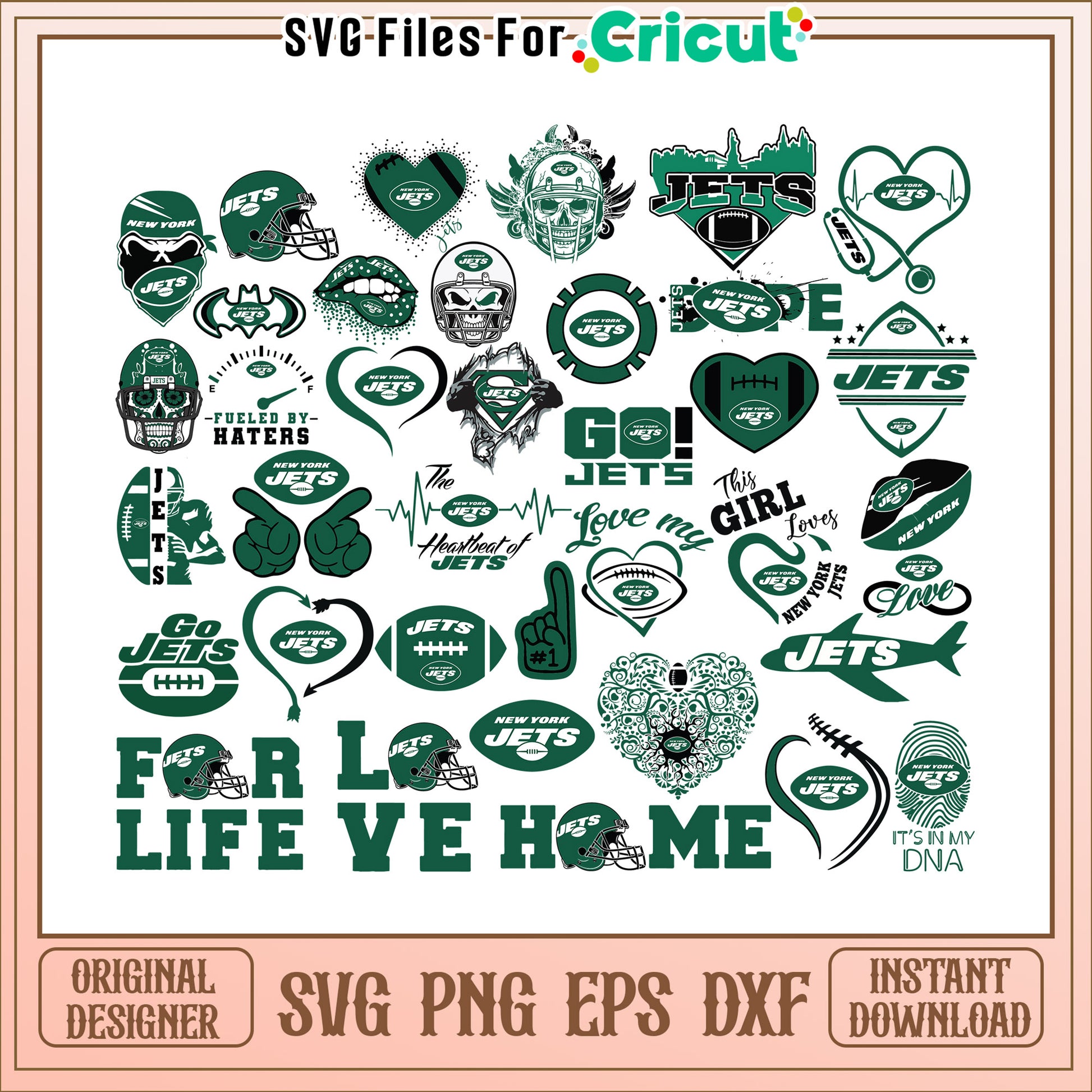 New York Jets SVG Bundle Instant Download