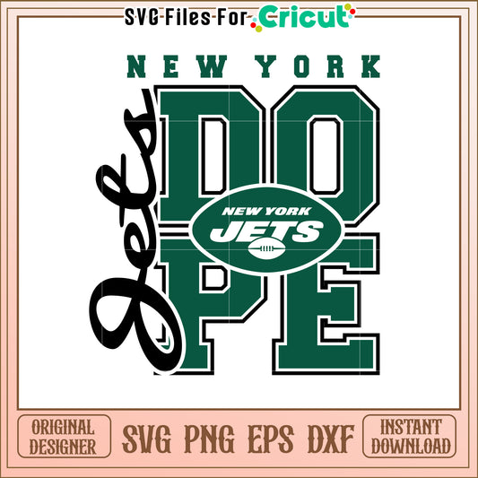 New York Jets SVG Design for Football Fans Gift