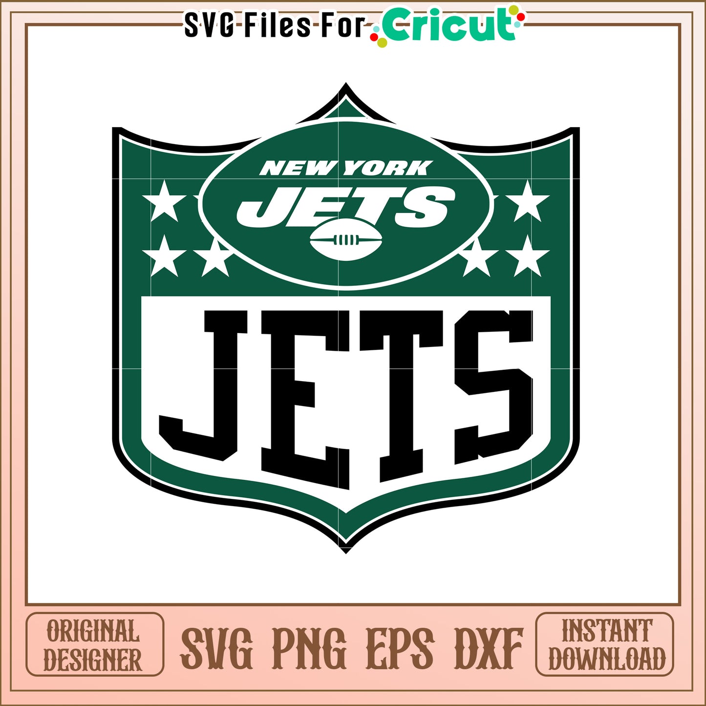 New York Jets SVG Design for Football Fans and Crafts