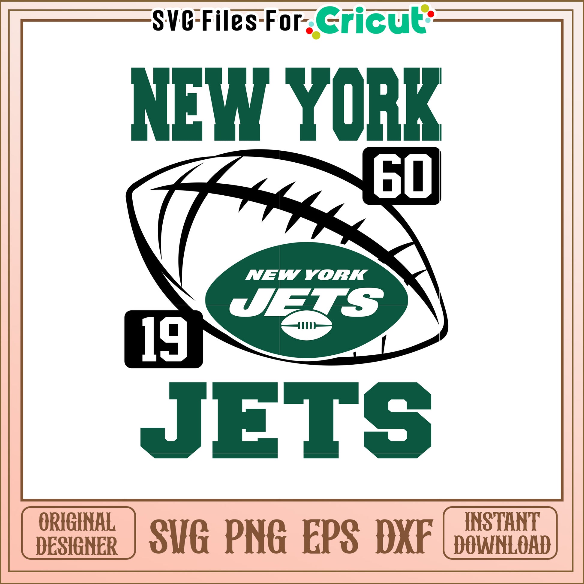 New York Jets SVG Design for Game Day Decor