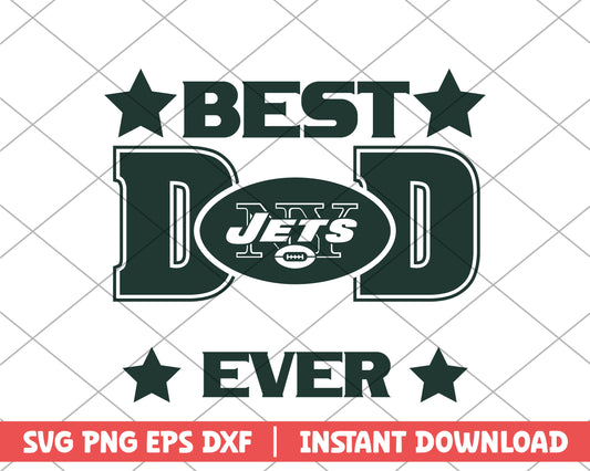 New York Jets best dad ever svg, New York Jets svg