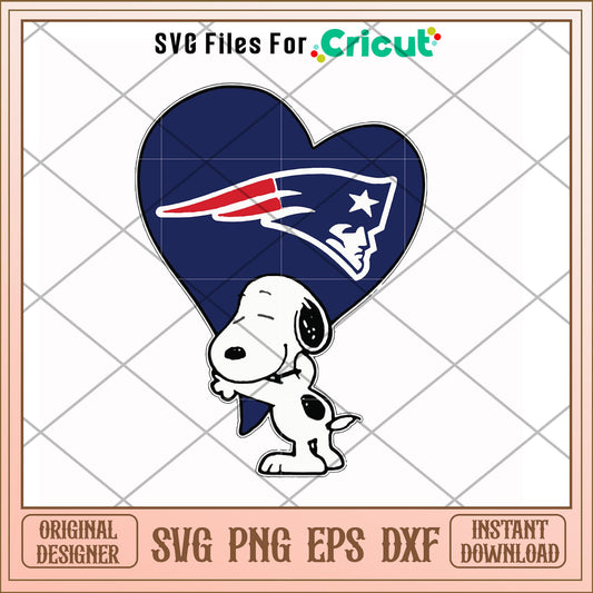 New England Patriots snoopy svg, patriots svg, new nfl svg