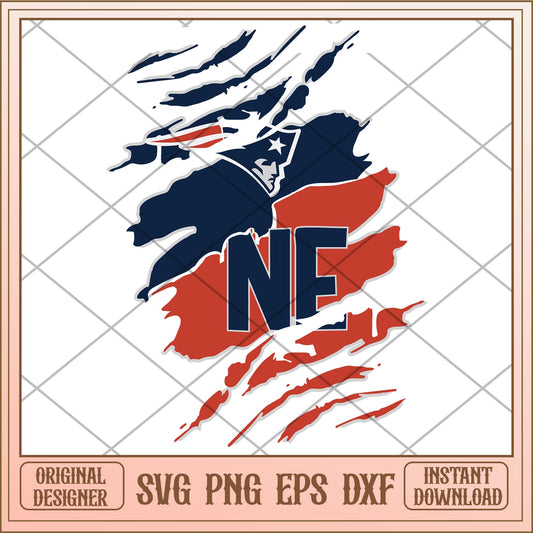 New England Patriotsv Cleveland Browns  svg, ncaa characters svg, digital download