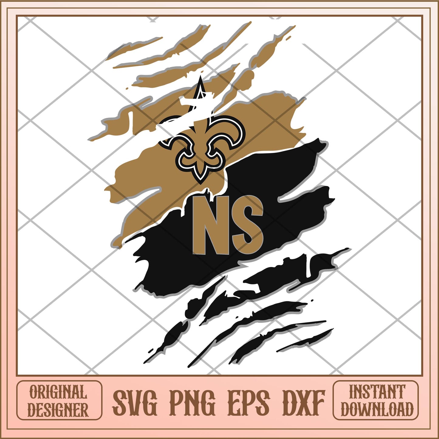 New Orleans Saints Cleveland Browns  svg, ncaa characters svg, digital download