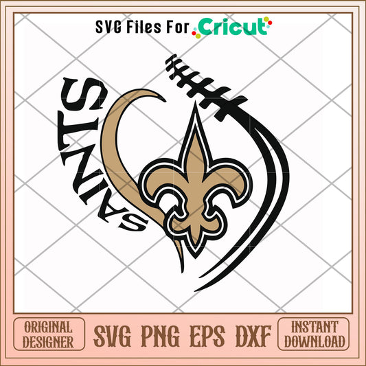 New Orleans Saints logo team svg, Saints svg, new nfl svg