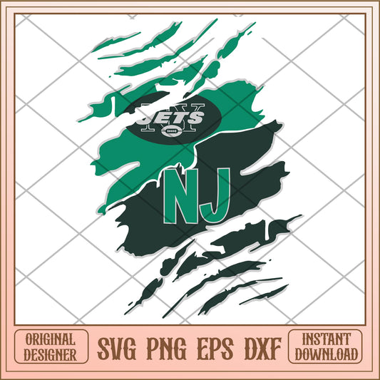 New York Jets svg, ncaa characters svg, digital download