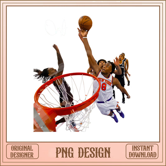 New York Knicks Basketball Player PNG, NBA Knicks PNG, Basketball PNG