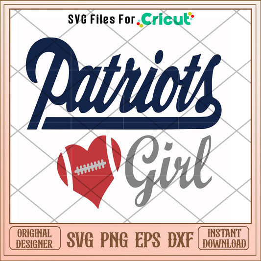 New england patriots girl svg, patriots svg, new nfl svg