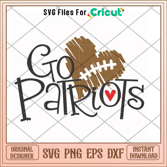 New england patriots go patriots svg, patriots svg, new nfl svg