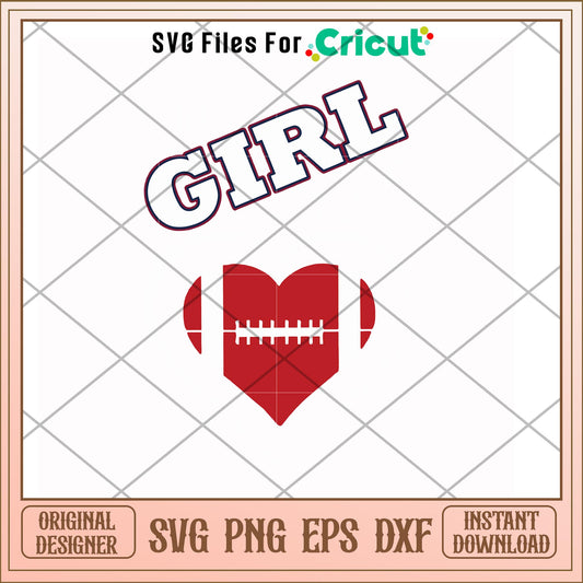 New england patriots heart girl svg, patriots svg, new nfl svg