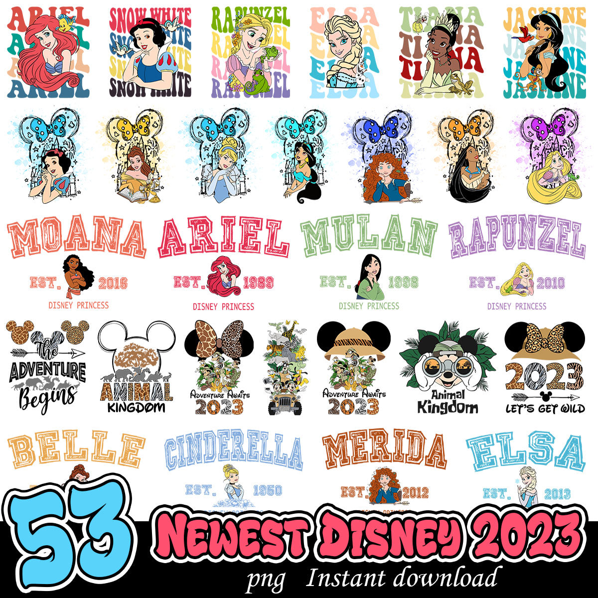 Newest Disney 2023 Bundle 53 png