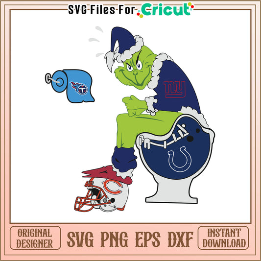 New york giants grinch svg, cartoon pictures of the grinch​​​​ svg