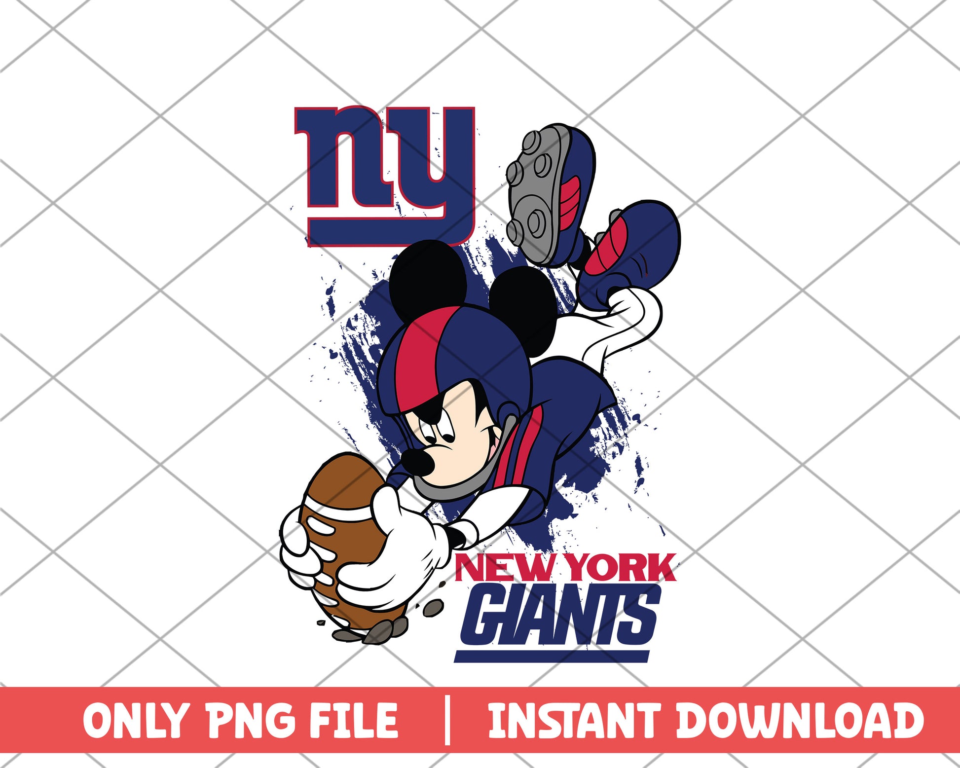 New york giants mickey touch down png, new york giants png