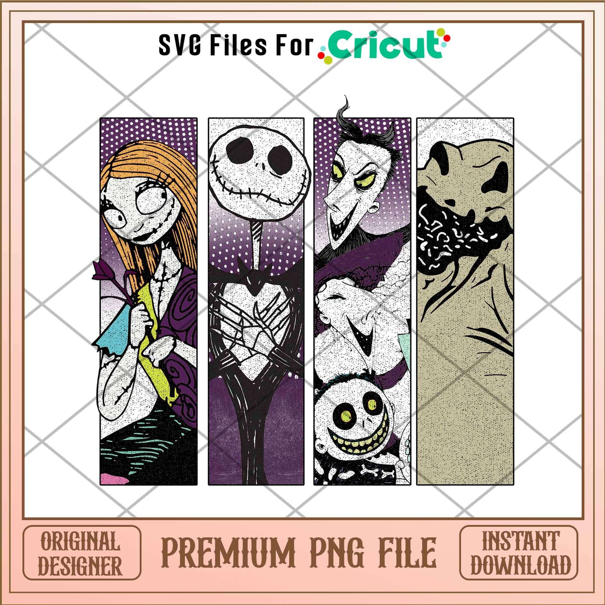 Nightmare Before ChrIstmas png, Nightmare Before Christmas characters png,  Digital Download