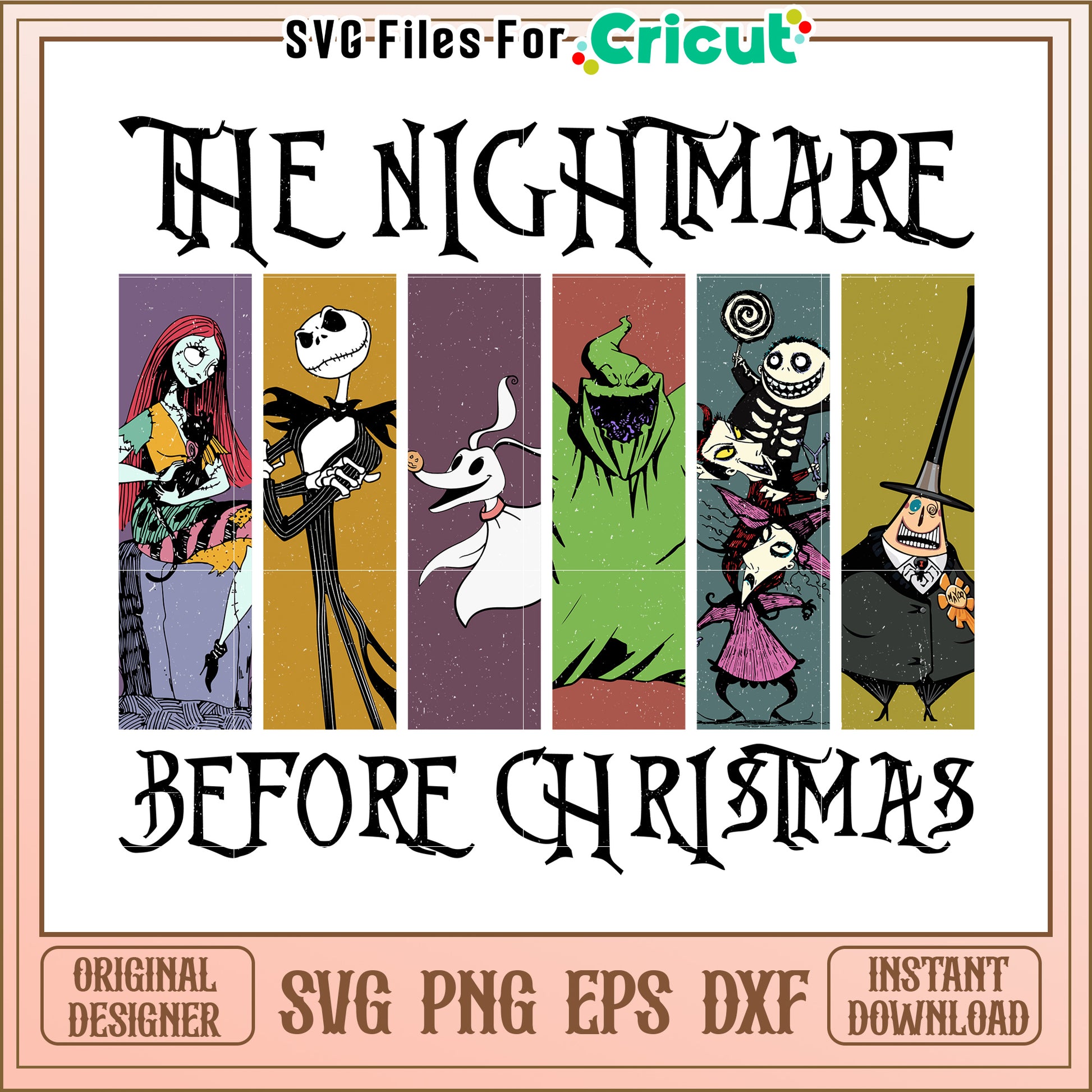 Nightmare Before Christmas SVG Design