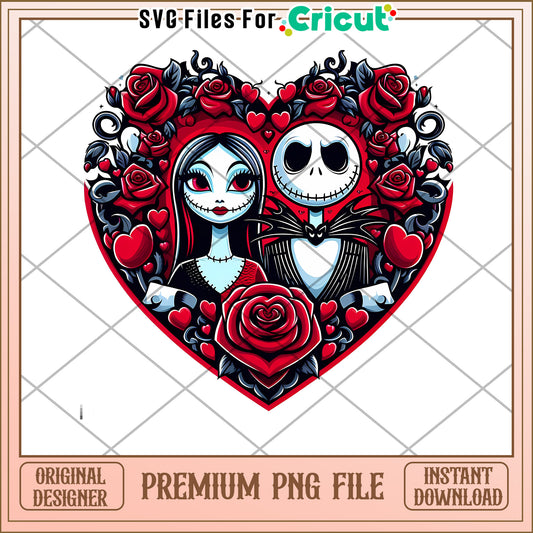 Nightmare Before Christmas Valentines PNG