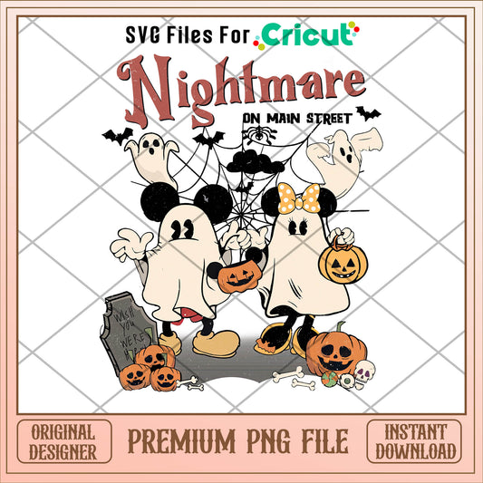 Nightmare on main street svg, nightmare svg, chrismas svg