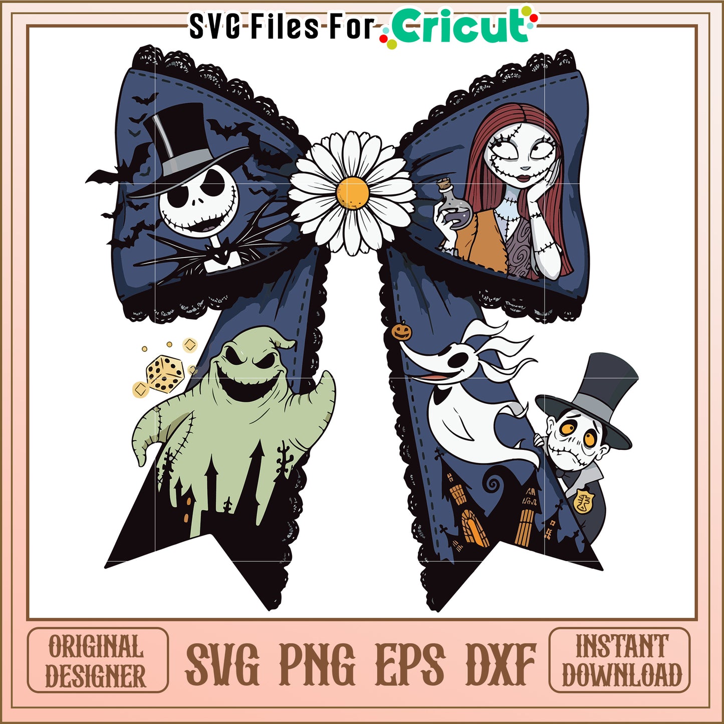 Nightmare before christmas svg, happy halloween svg, spirit halloween svg