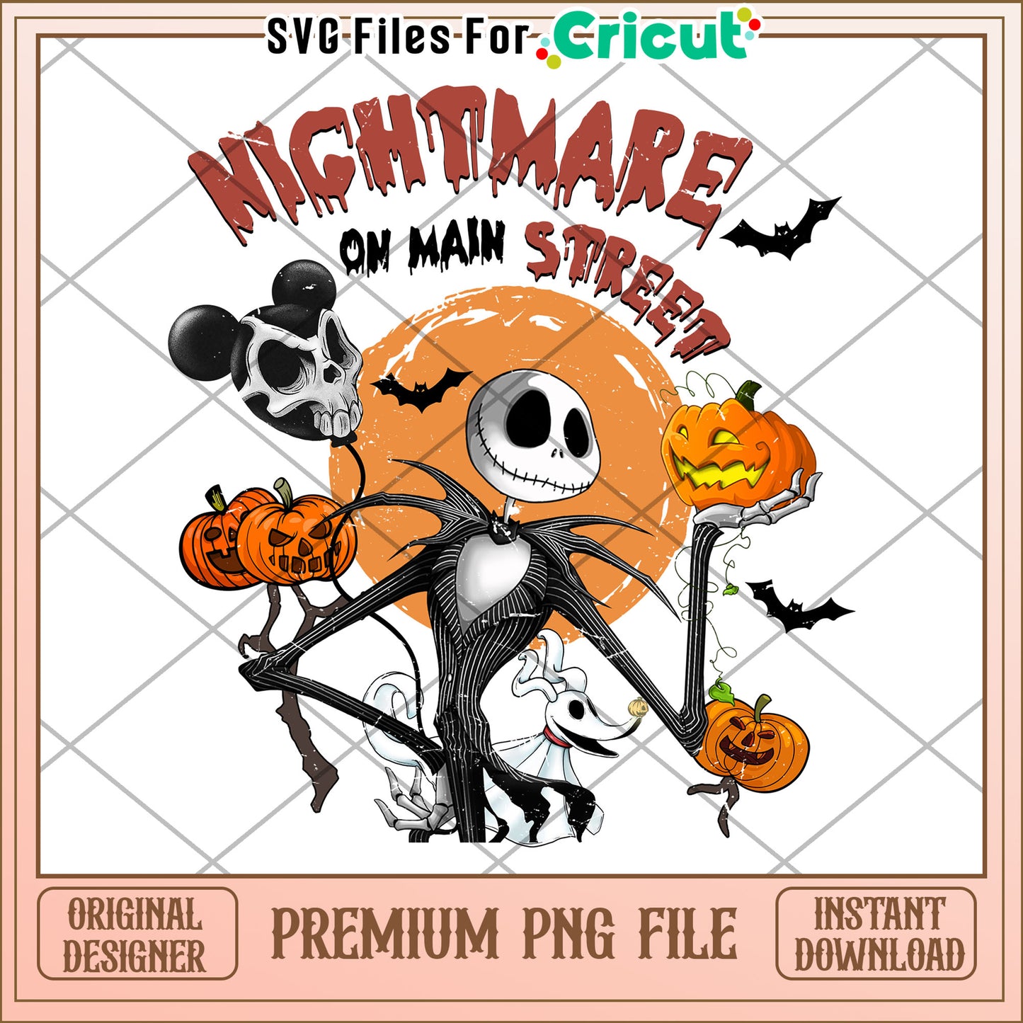 Nightmare on main street png, halloween​ cartoons png, halloween decor png