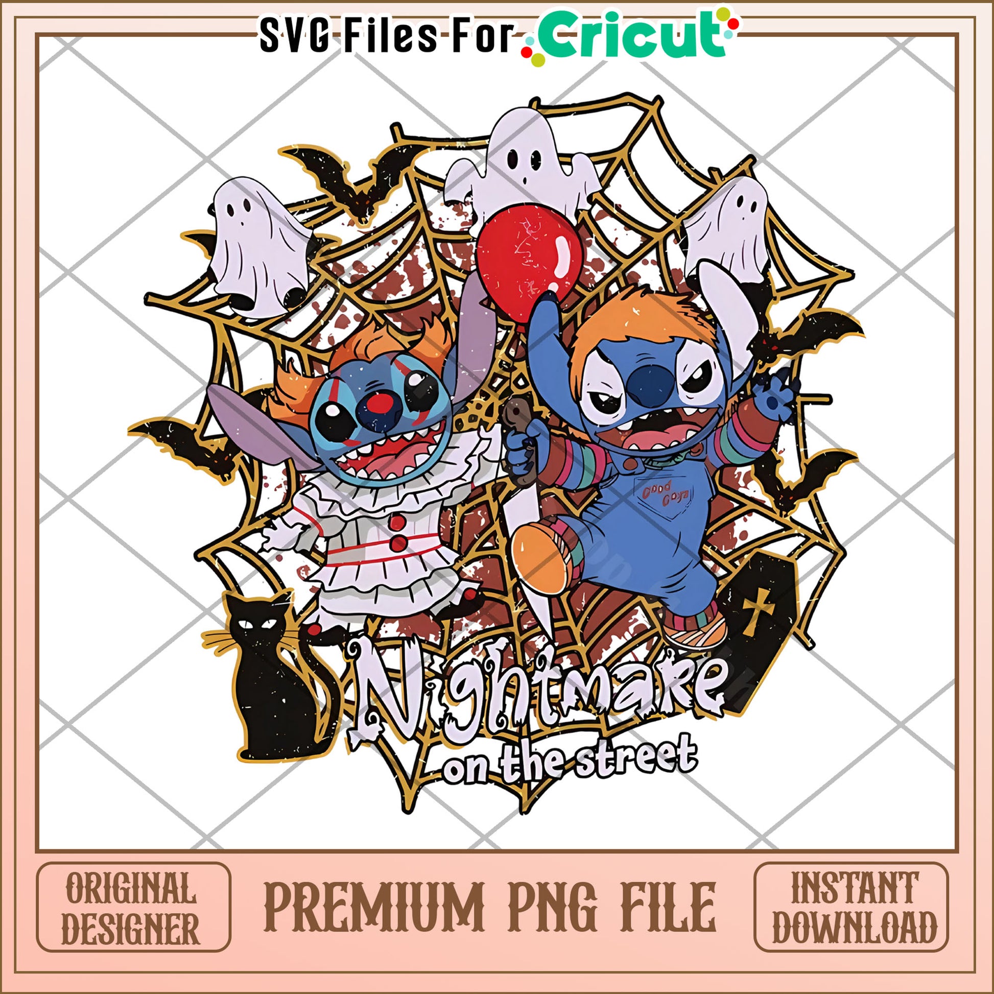 Nightmare on main street png, halloween cookies​ png, lilo and stitch png