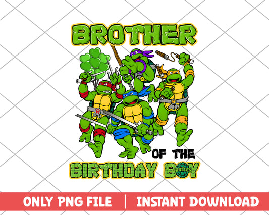 Ninja Turtles brother of the birthday boy png 