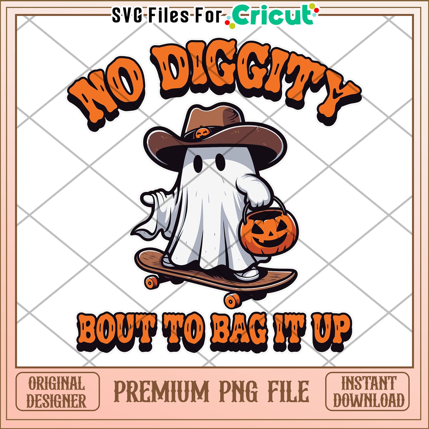 No diggity bout to bag it up png,spooky fall  png, halloween candy png