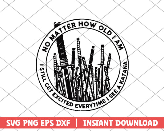 No matter how old I am anime svg 