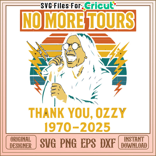 No more tours svg, halloween cartoons svg, halloween svg