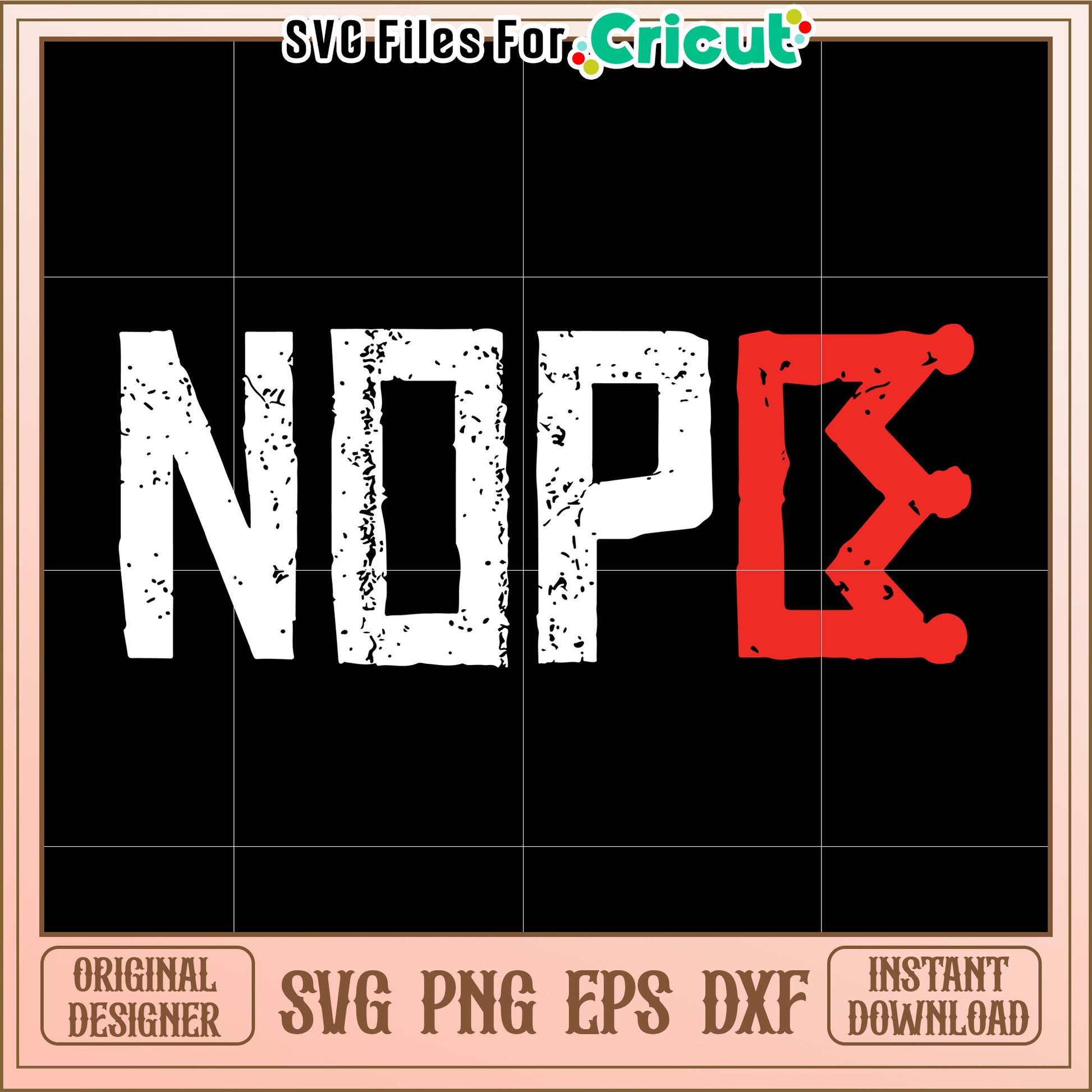 Nope no king svg, rebellious quote svg, anti monarchy statement svg