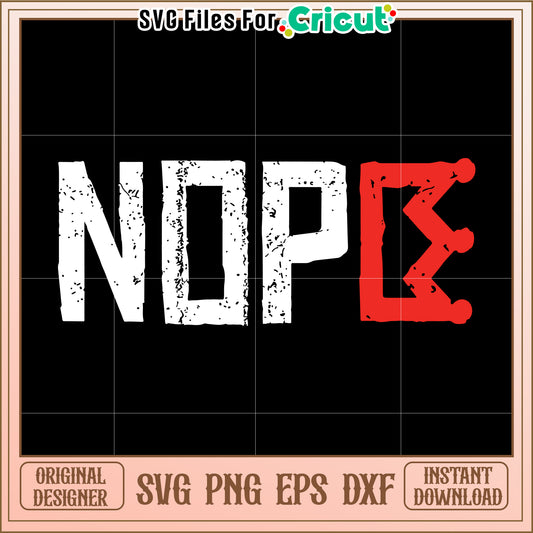 Nope no king svg, rebellious quote svg, anti monarchy statement svg