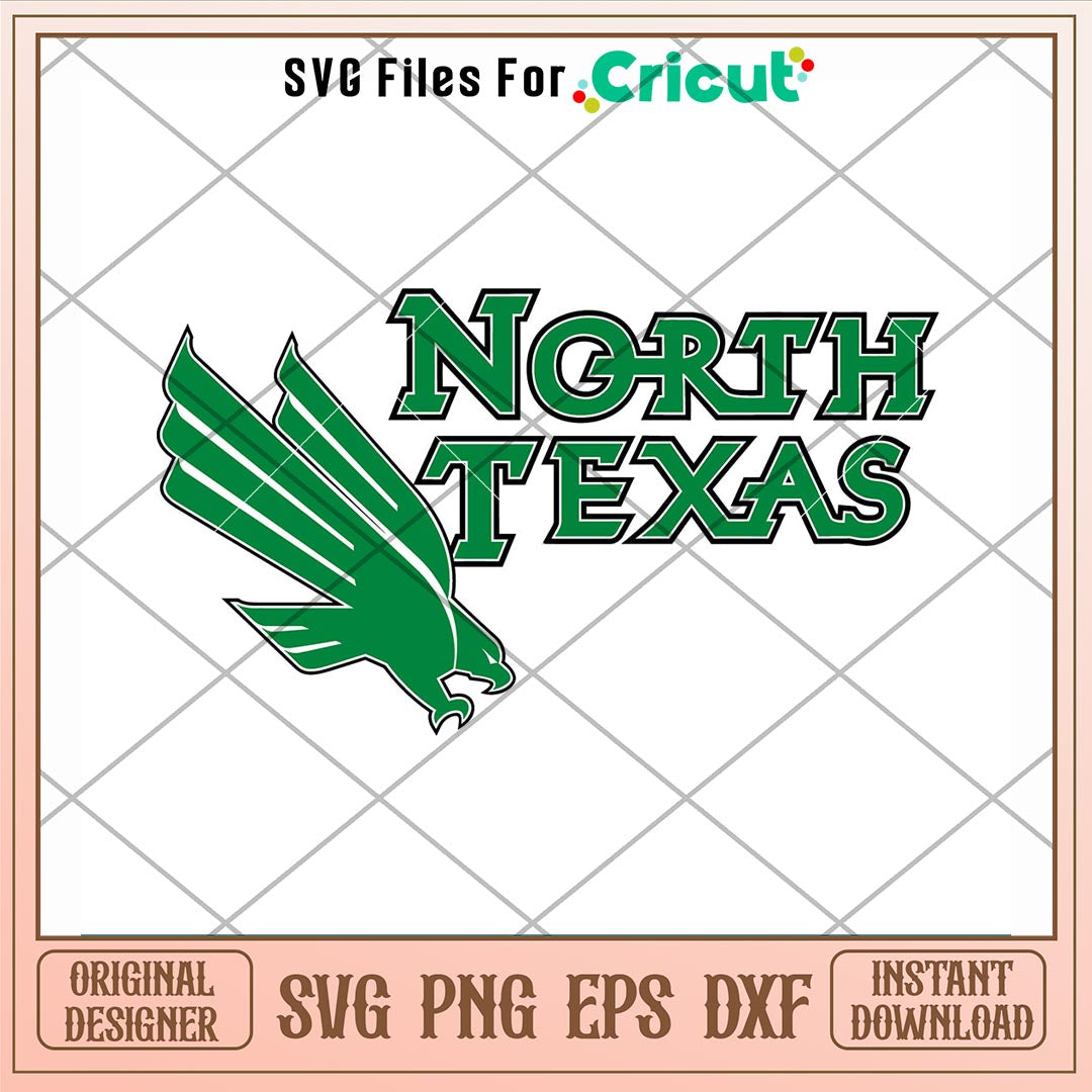 North Texas Mean Green Logo Svg, North Texas Mean Green Svg, NCAA Svg