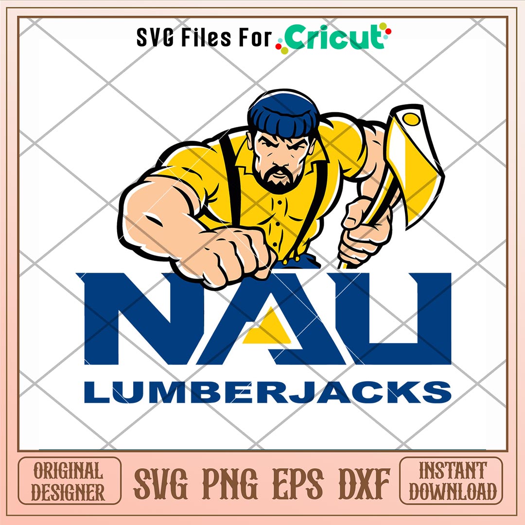 Northern Arizona Lumberjacks Logo Svg, Northern Arizona Lumberjacks Svg, NCAA Svg