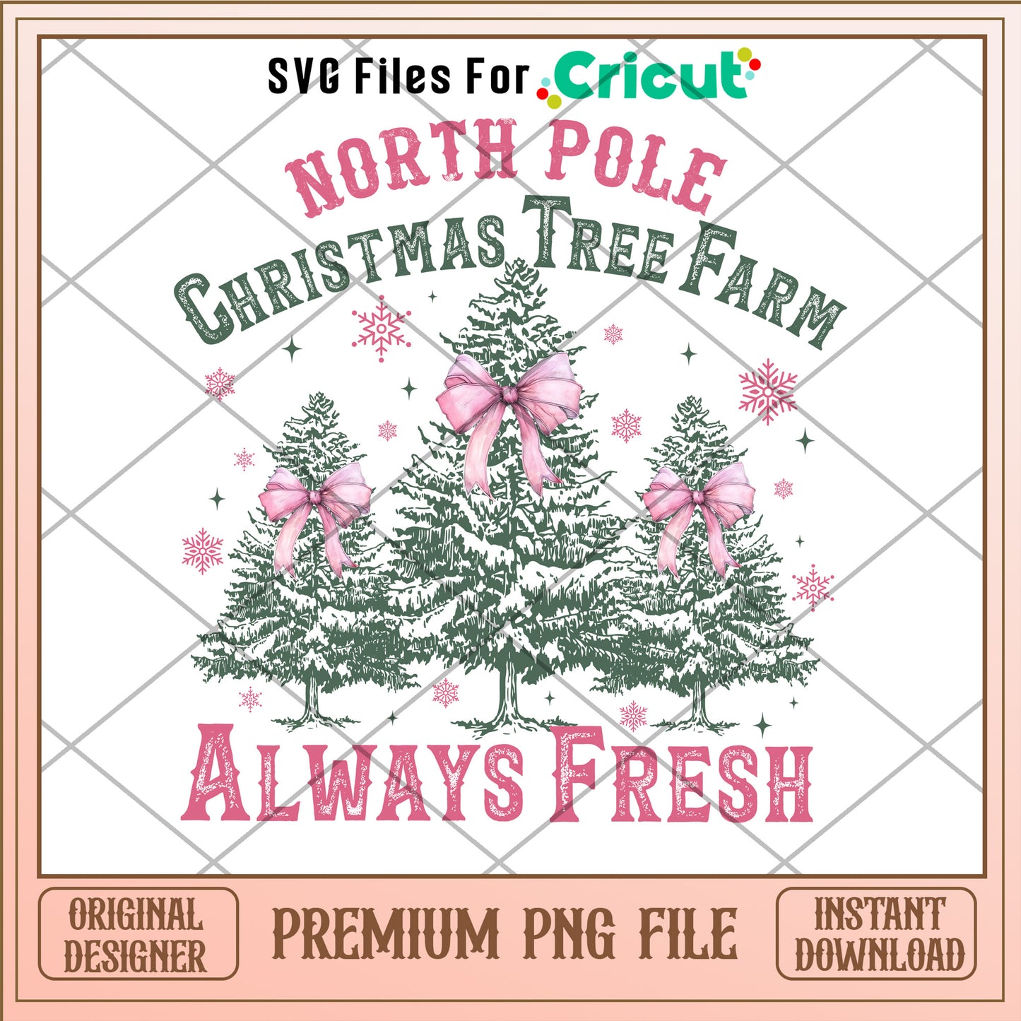 North pole christmas tree farm png, always fresh png, christmas png