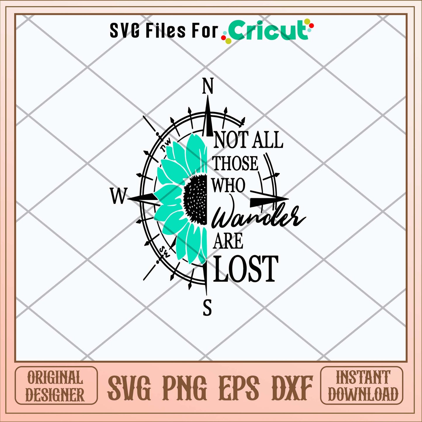 Not All Those Who Wander Are Lost Svg, Png Dxf Eps File-Svgfilesforcricut