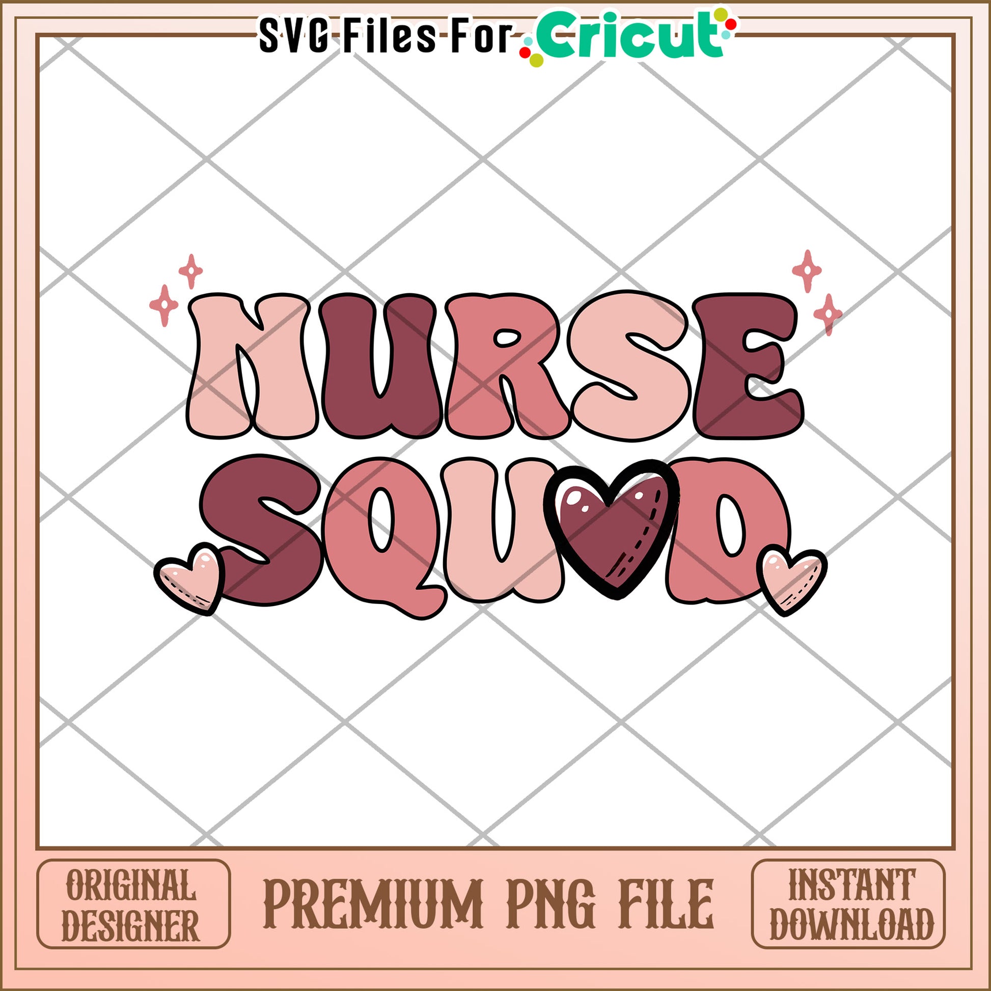 Nurse Squad PNG Sublimation Design