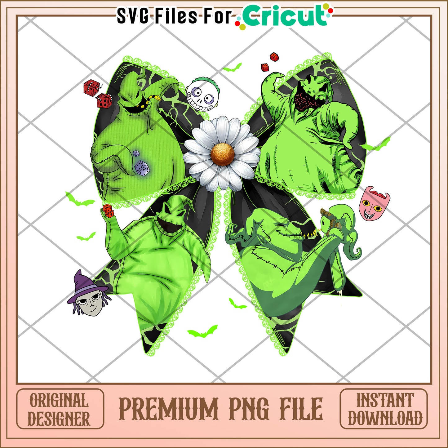 OOgie bowtie png, halloween movies​​ png, jack skellington​ png
