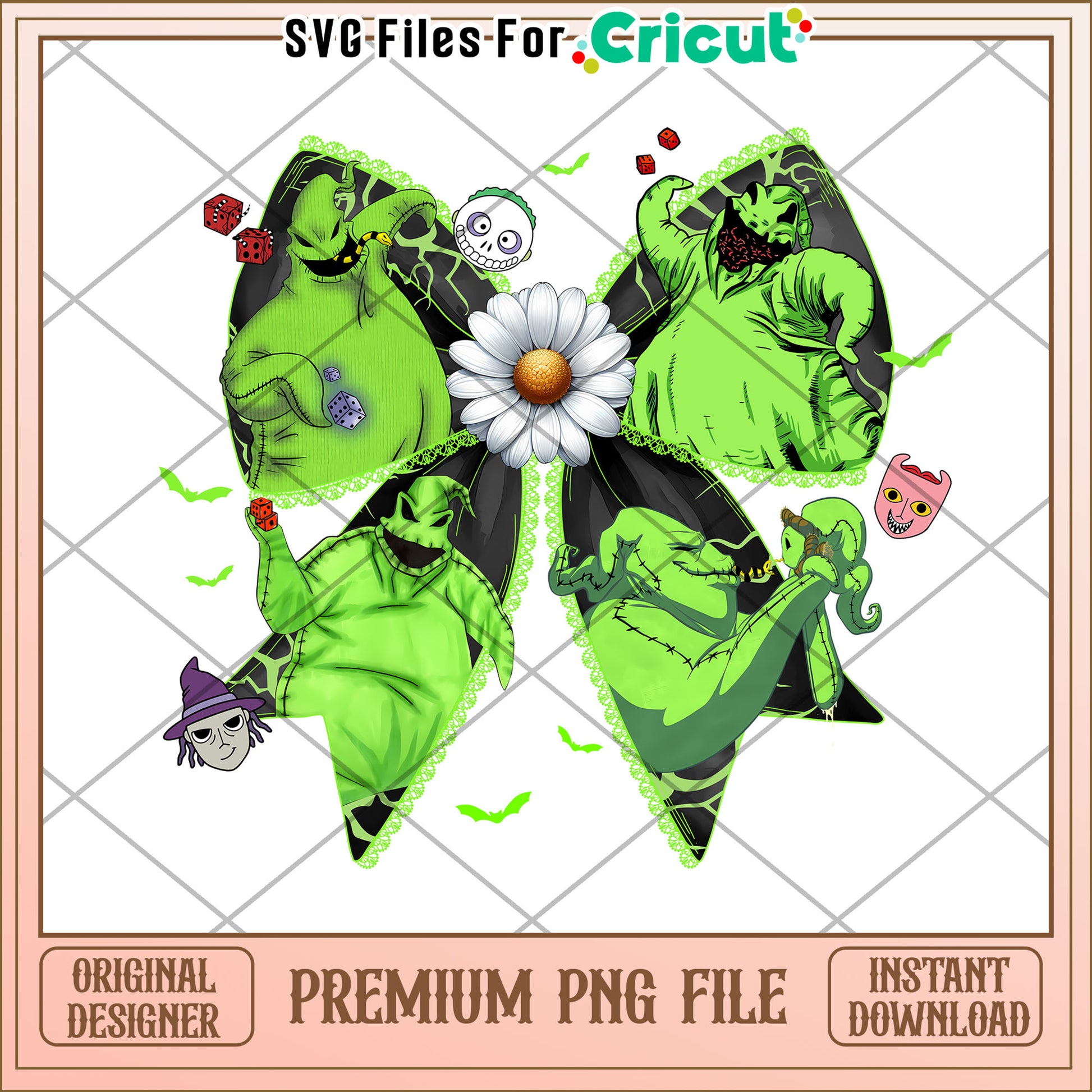 OOgie bowtie png, halloween movies​​ png, jack skellington​ png