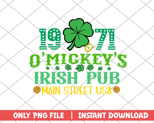 O'Mickey's irish pub main street USA png 