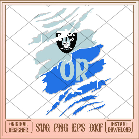 Oakland Raiders svg, ncaa characters svg, digital download