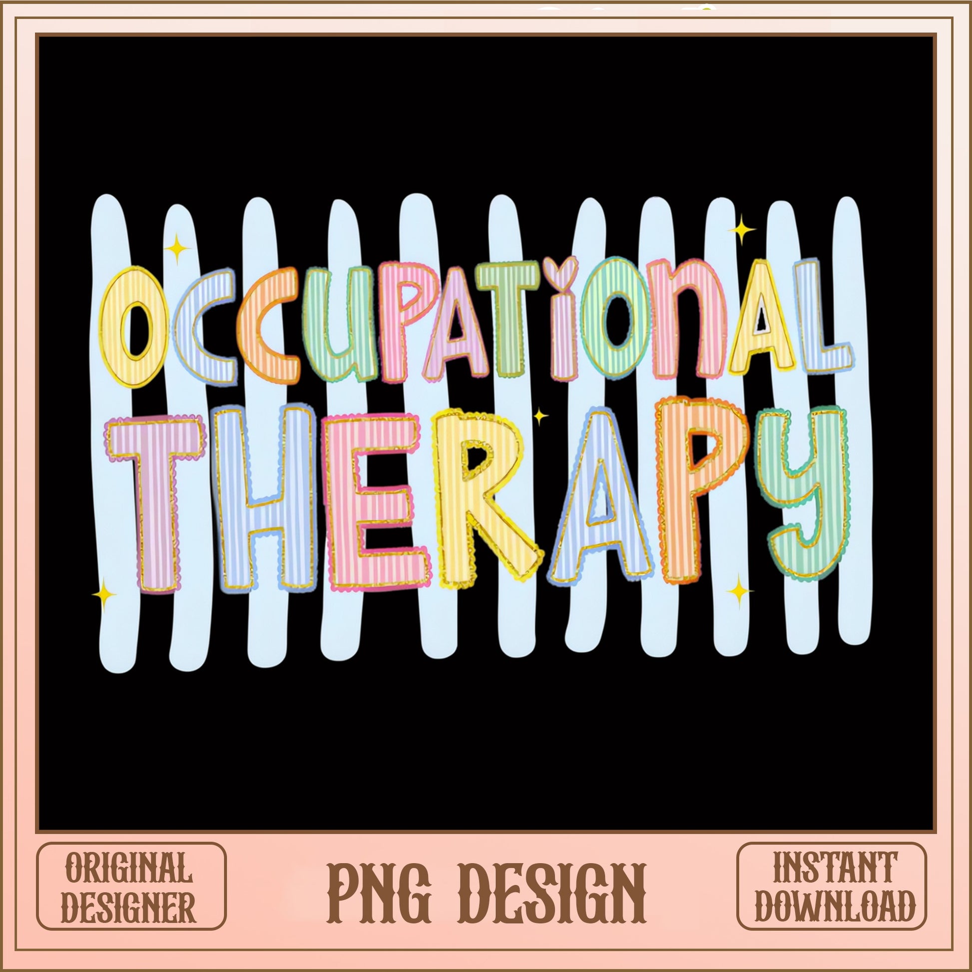 Occupational Therapy PNG, OT Therapist Shirt Design, PNG