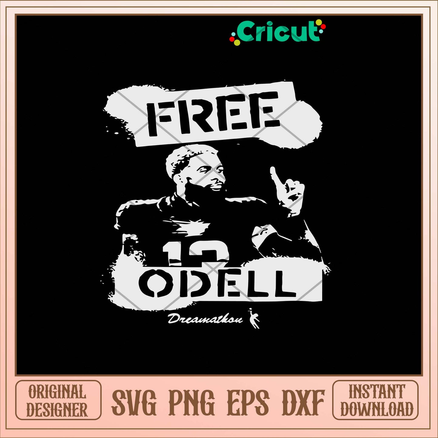 Odell Beckham Jr Free Odell Svg, Png Dxf Eps File-Svgfilesforcricut