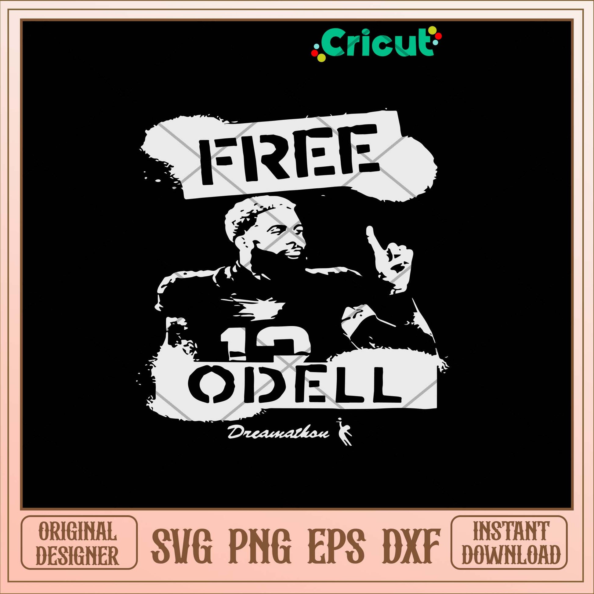 Odell Beckham Jr Free Odell Svg, Png Dxf Eps File-Svgfilesforcricut