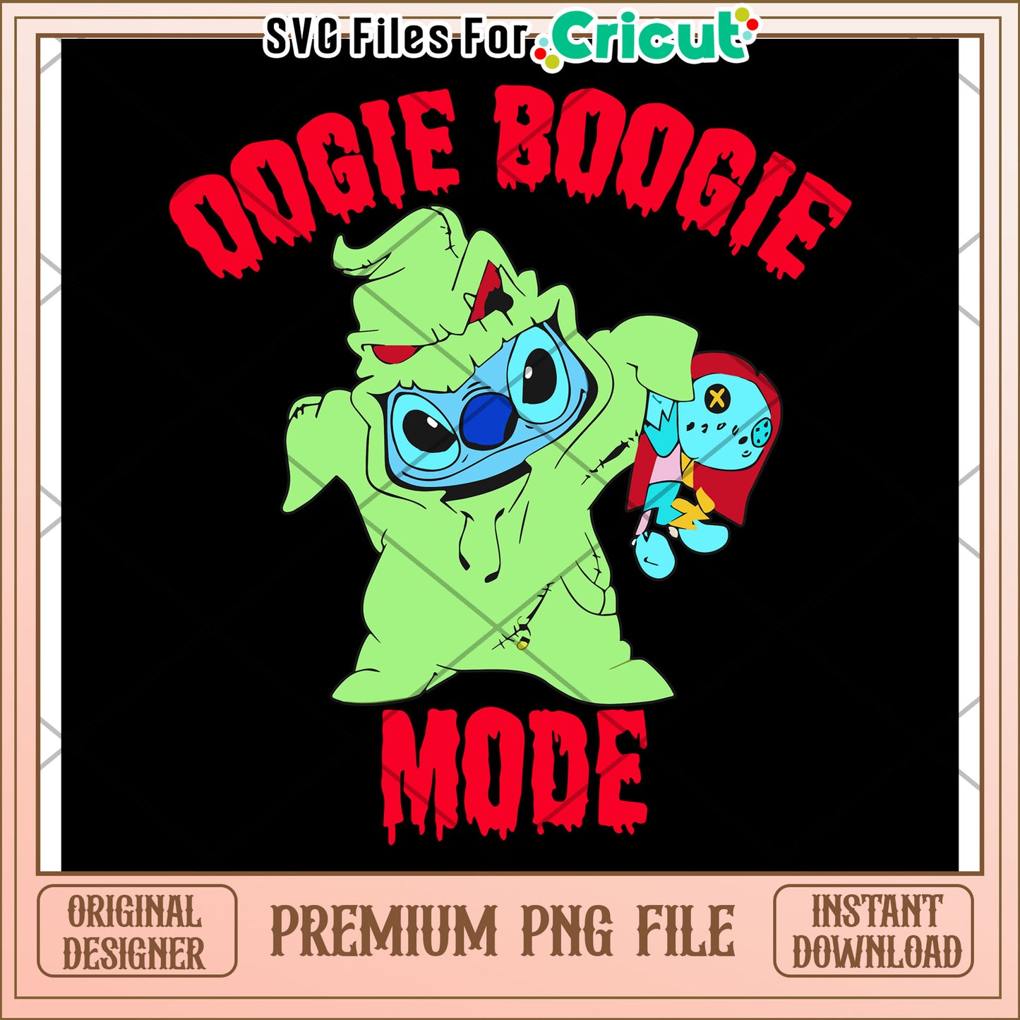 Oggie boogie mode png, halloween cartoon png, halloween nightmare png