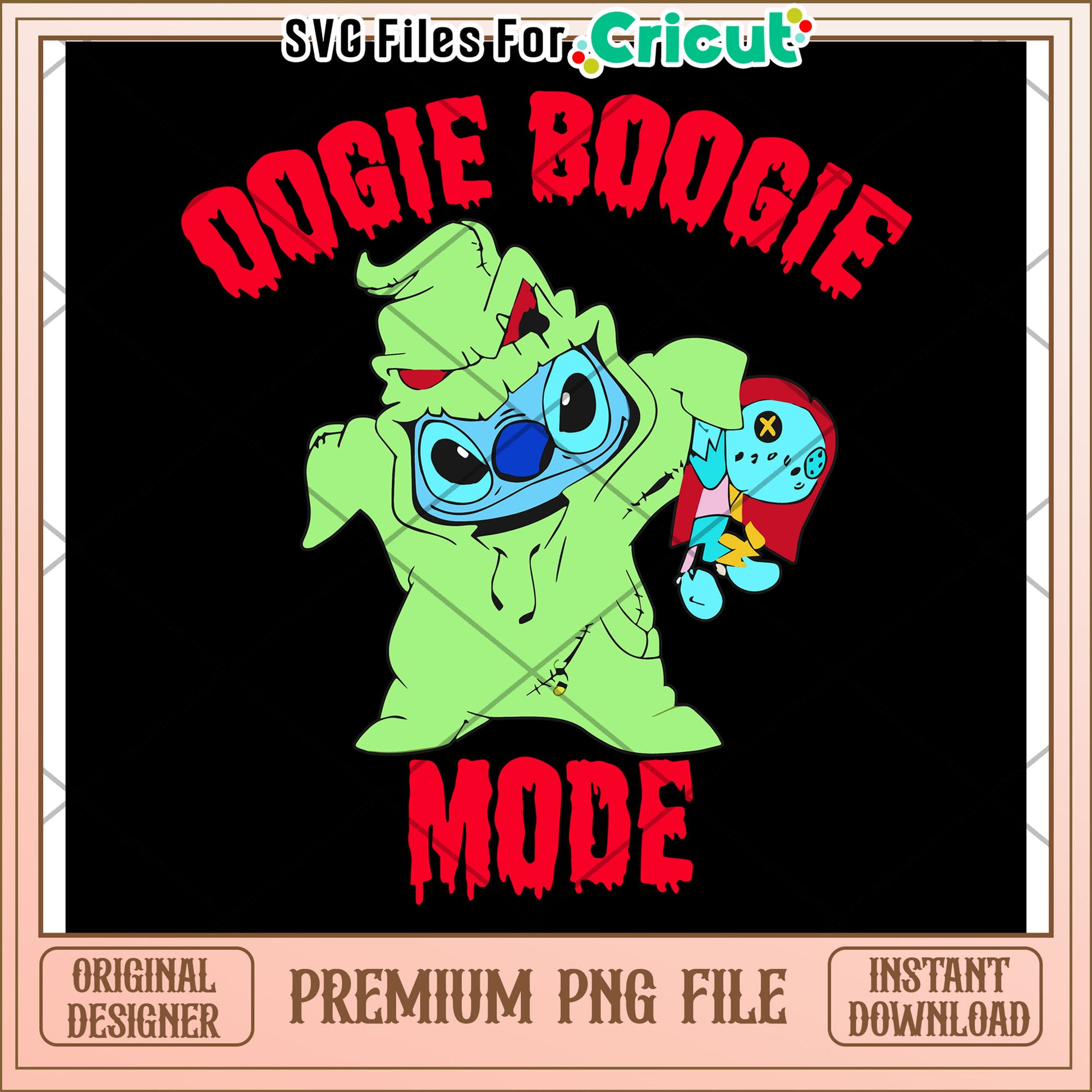 Oggie boogie mode png, halloween cartoon png, halloween nightmare png