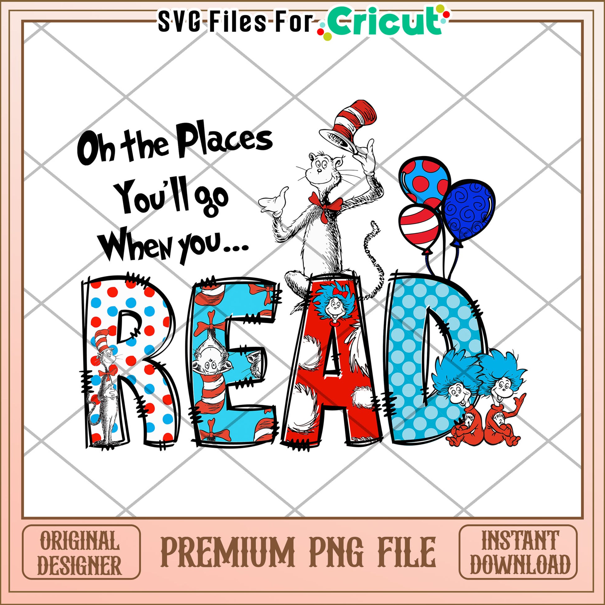 Oh The Places Youll Go Read PNG